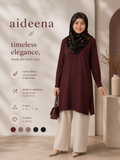aideena Everyday Cotton Linen Long Blouse